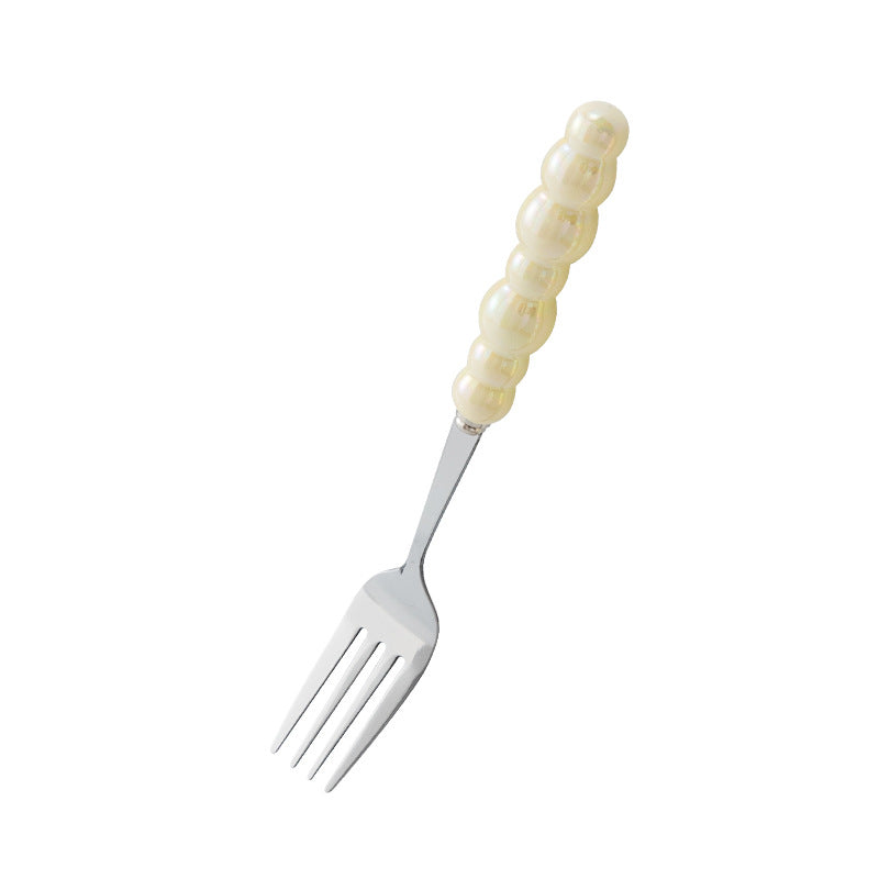 Wholesale Ceramic Pearl Handle Stainless Steel Knives, Forks, and Spoons